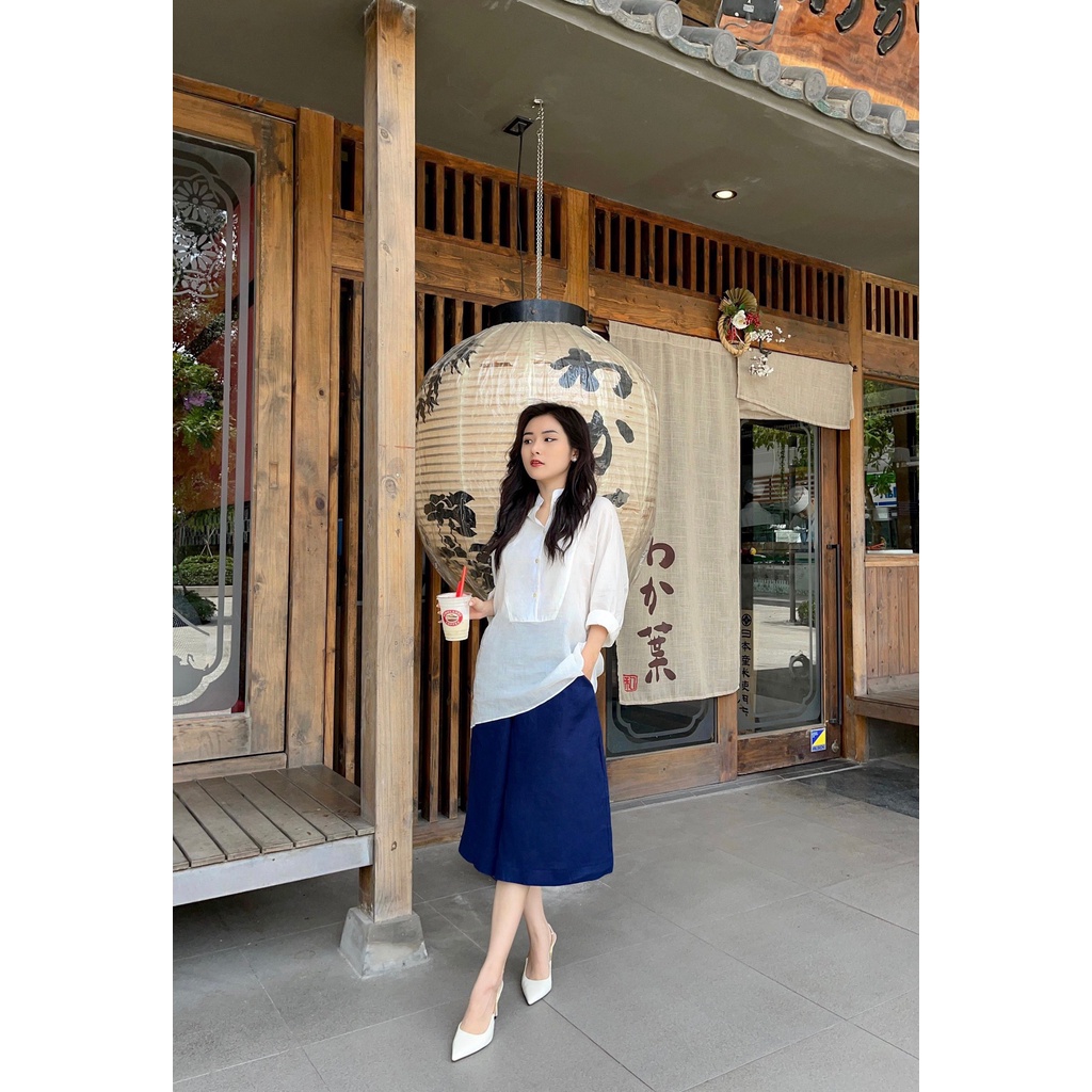 Quần Evie Zosan_Linen trơn