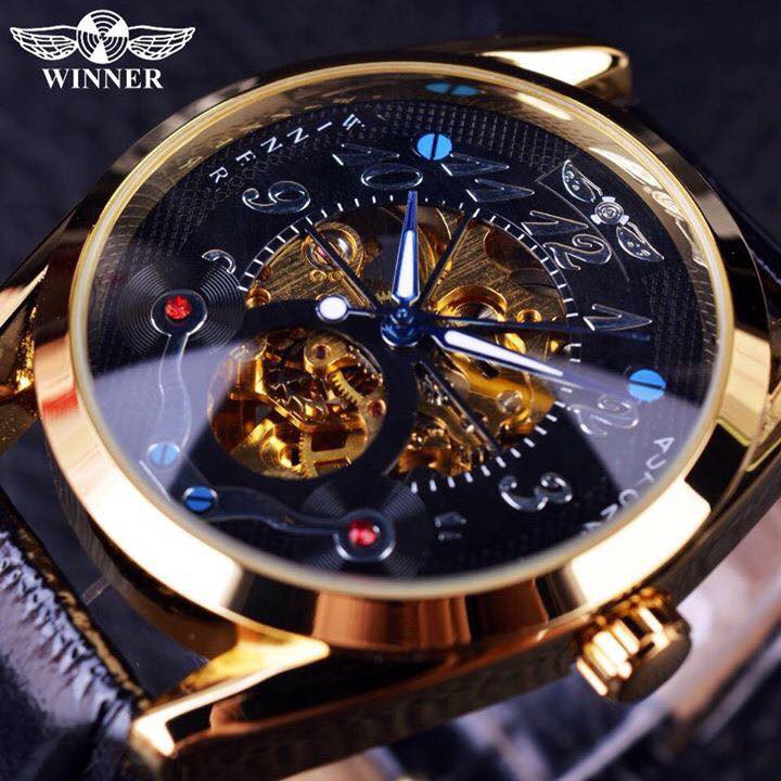Đồng hồ cơ nam Winner automatic cơ lộ máy