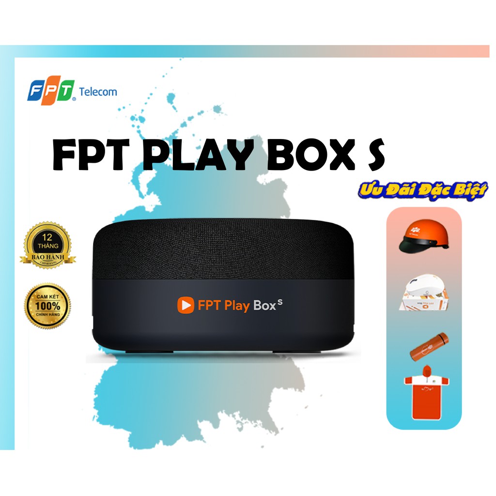 FPT Play Box S [Smart Box] - Hands Free AndroidTV Box - Loa thông minh - Điều khiển giọng nói không chạm_Model T590