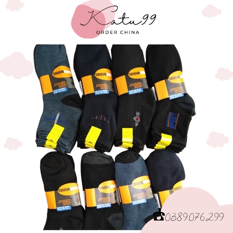 tất lao động nam loại có tem vàng ( 1set 20 đôi)