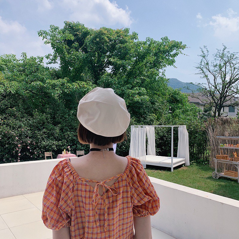 [SIÊU RẺ] Mũ nồi nữ-Mũ beret màu trơn thời trang xuân hè thu đông phong cách Hàn Quốc cổ điển cho nữ