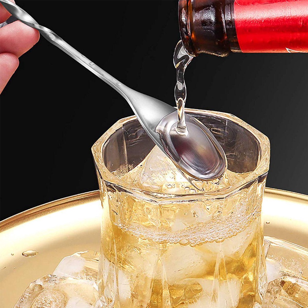 YIYU Muỗng Uống Trà Và Cà Phê Thiết Kế Hai Đầu Tiện Dụng