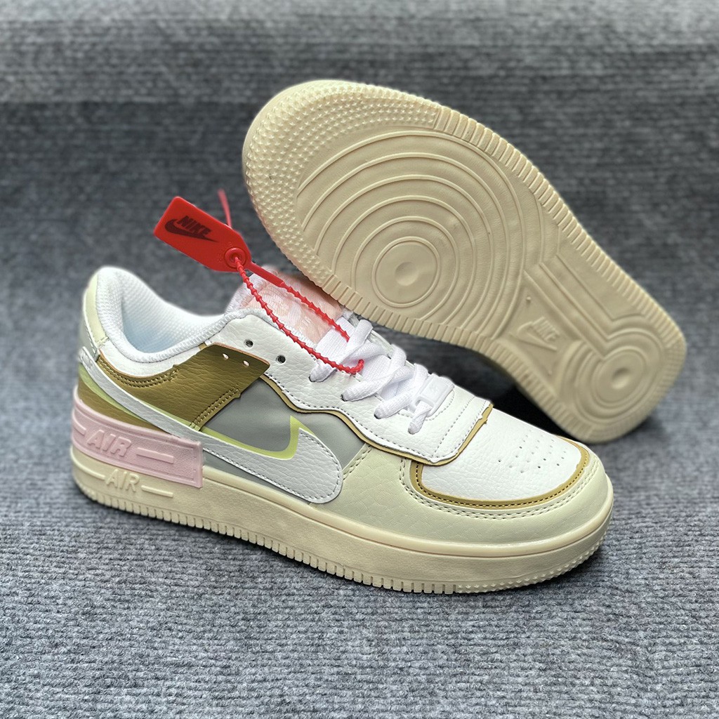 (Hàng đẹp+ nick uy tín+ full box+ tặng tất) Giày thể thao Nữ trắng airforce cực đẹp | BigBuy360 - bigbuy360.vn