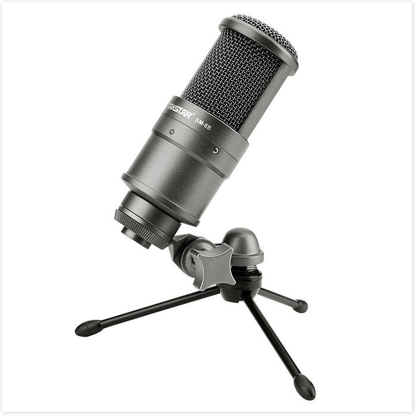 [COMBO HOT]Mic thu âm Takstar SM-8B - SM8B chất lượng âm thanh tuyệt đỉnh - nguồn 48v - canon 2m - xlr 3.5