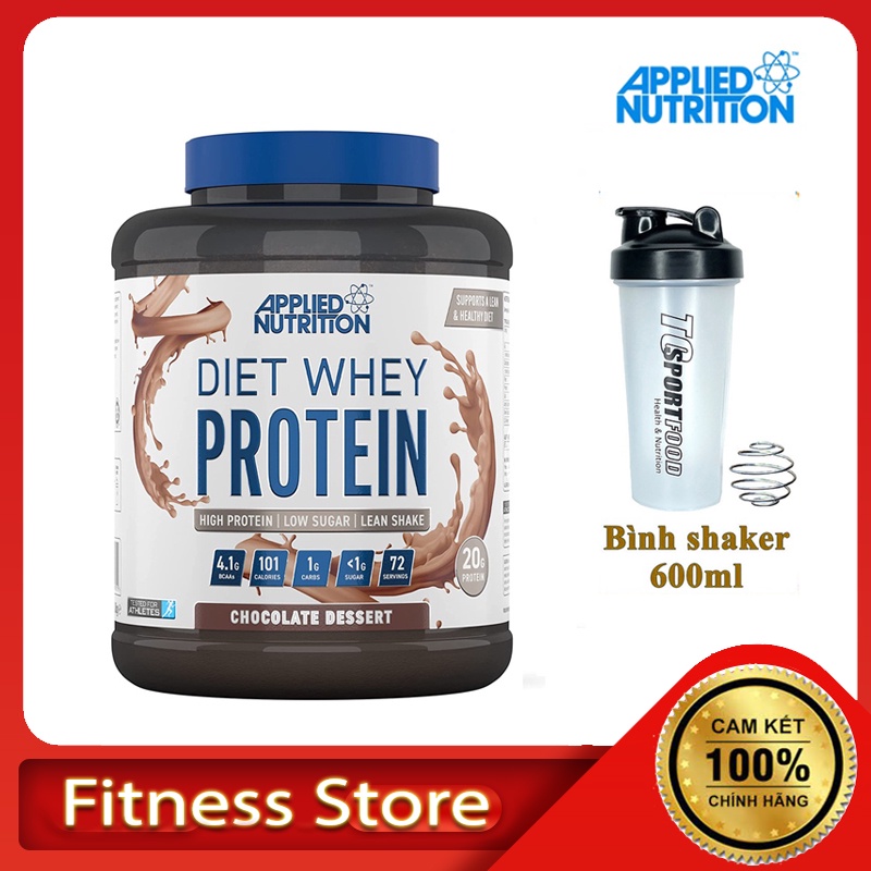 Diet Whey Protein  - Applied Nutrition Sữa Tăng Cơ Giảm Mỡ Giảm Cân Chứa L-Carnitine Tập Gym