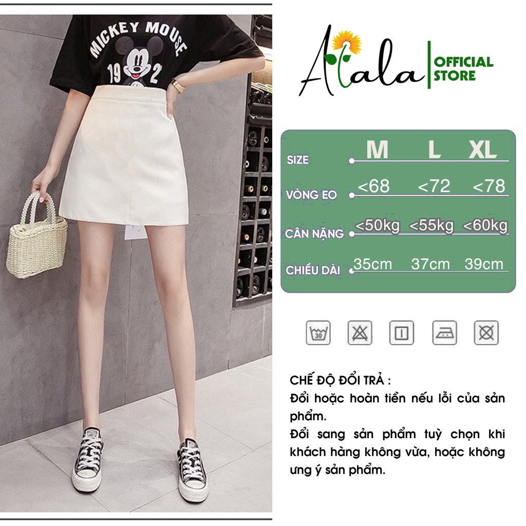 Quần giả váy chữ A Quần đùi sooc giả váy tuyết mưa mùa hè bùa yêu cho đôi chân dài phong cách Alala