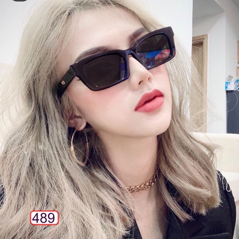Mắt kính mát râm thời trang hot trend retro unisex nam nữ - Bự Store - 1996