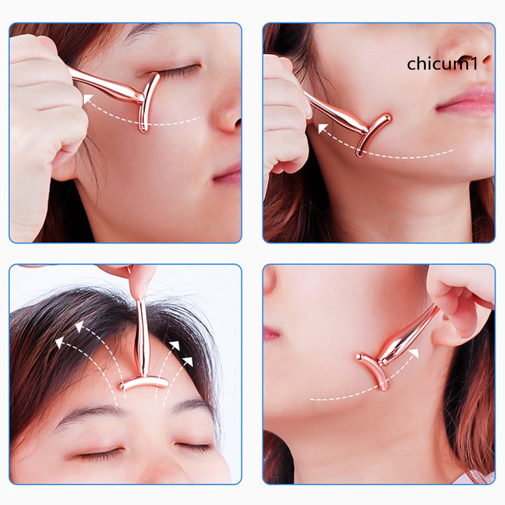 Set 2 Dụng Cụ Mát Xa Vùng Da Mắt Loại Bỏ Nếp Nhăn Tiện Dụng