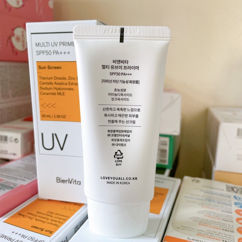 Kem chống nắng BienVita SPF50 PA+++