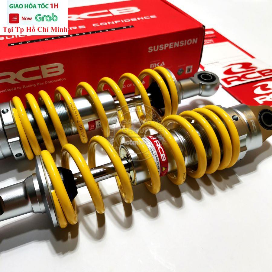 Phuộc Giảm Sóc RCB Series C Cho Sirius, Taurus, Jupiter Chính Hãng Racing Boy màu vàng