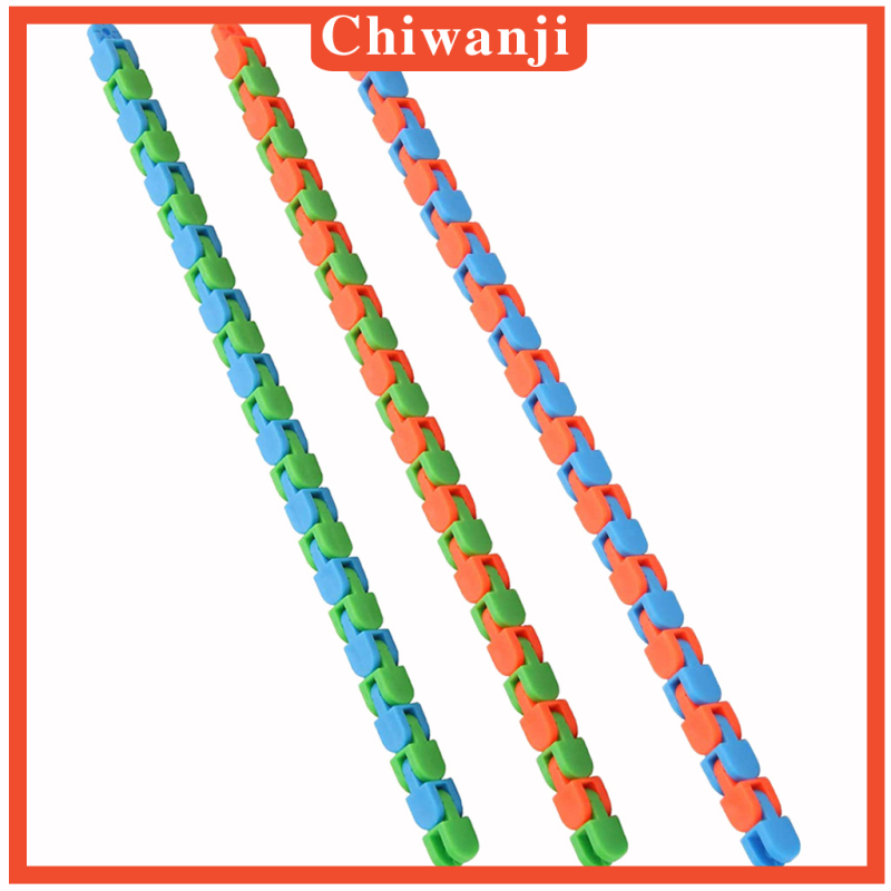 [Chiwanji] Đồ Chơi Con Quay Hình Rắn Cảm Giác Dạng Chuỗi Snap and Click