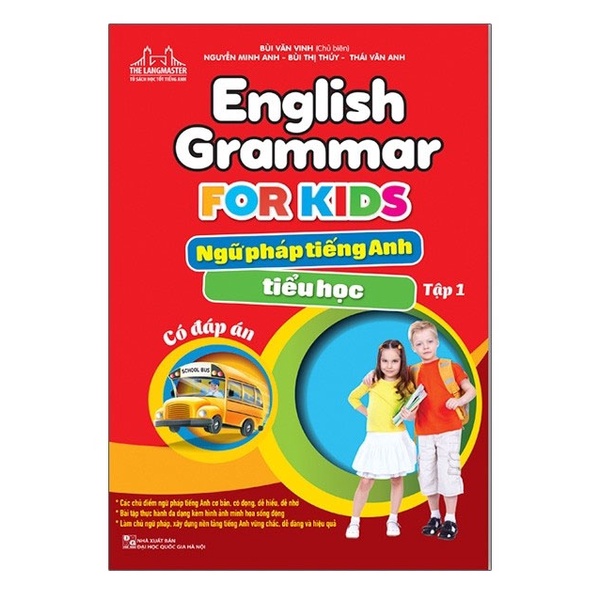 Sách- Ngữ Pháp Tiếng Anh Tiểu Học - Tập 1 (Có Đáp Án)