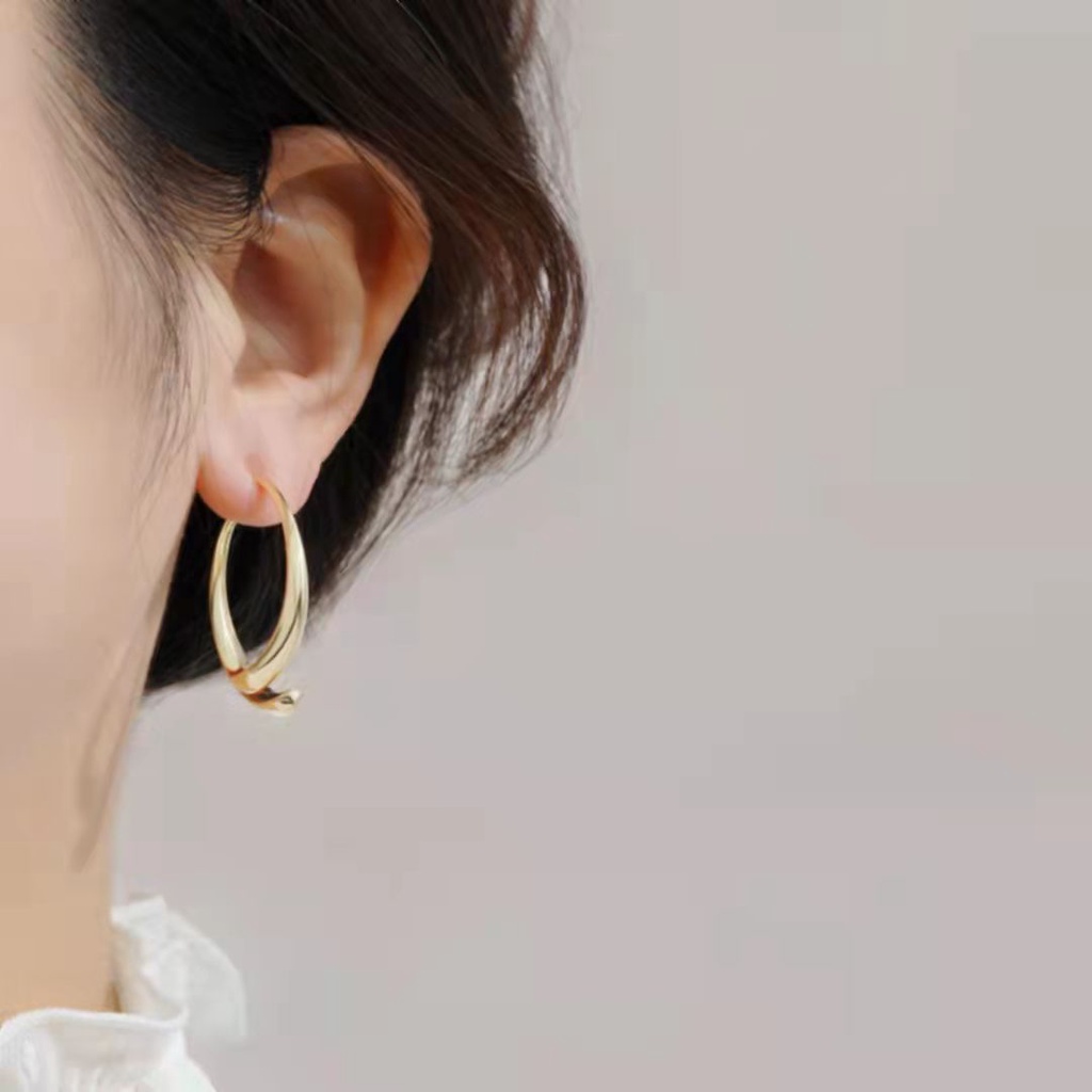 Khuyên Tai Nữ Hình Thánh Giá 925 Thời Trang Hàn Quốc