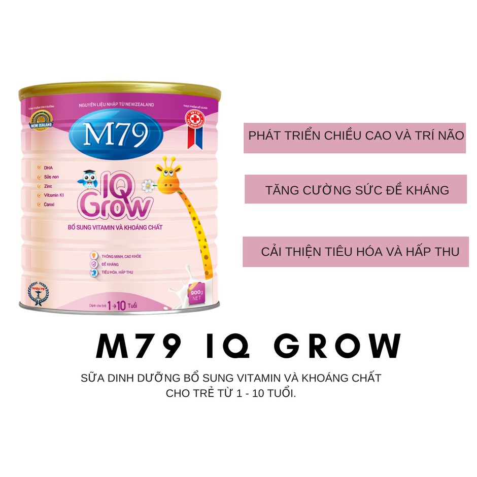 SỮA M79 iq grow 900g