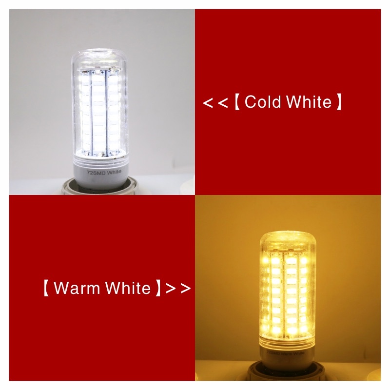Bóng Đèn LED Bắp Ngô E27 E14 24 36 48 56 69 72LEDs SMD5730 220V