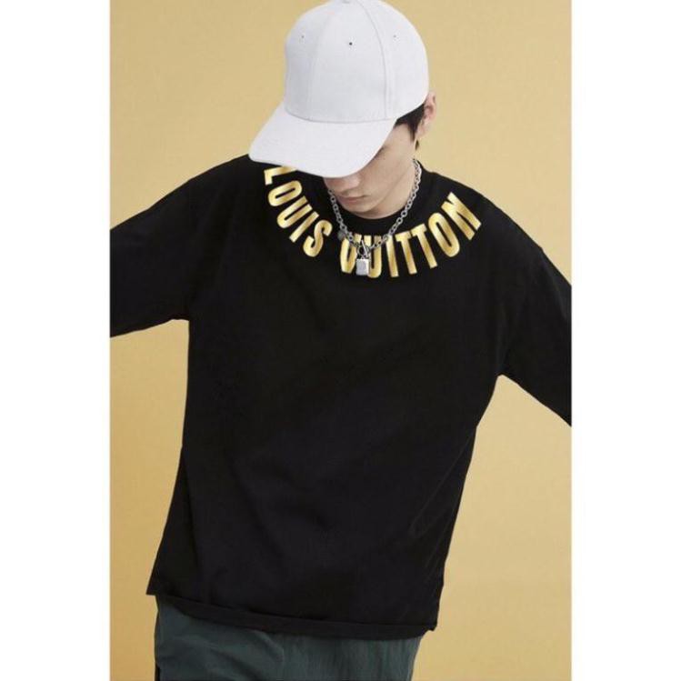 [ Giá Tốt ] ÁO THUN VÀNG ÁNH KIM UNISEX IN CHỮ LOUIS [ XẢ LỖ LẤY TƯƠNG TÁC ] | BigBuy360 - bigbuy360.vn