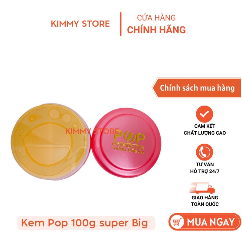 Lẻ 1 hộp Kem Pop thái lớn 100g