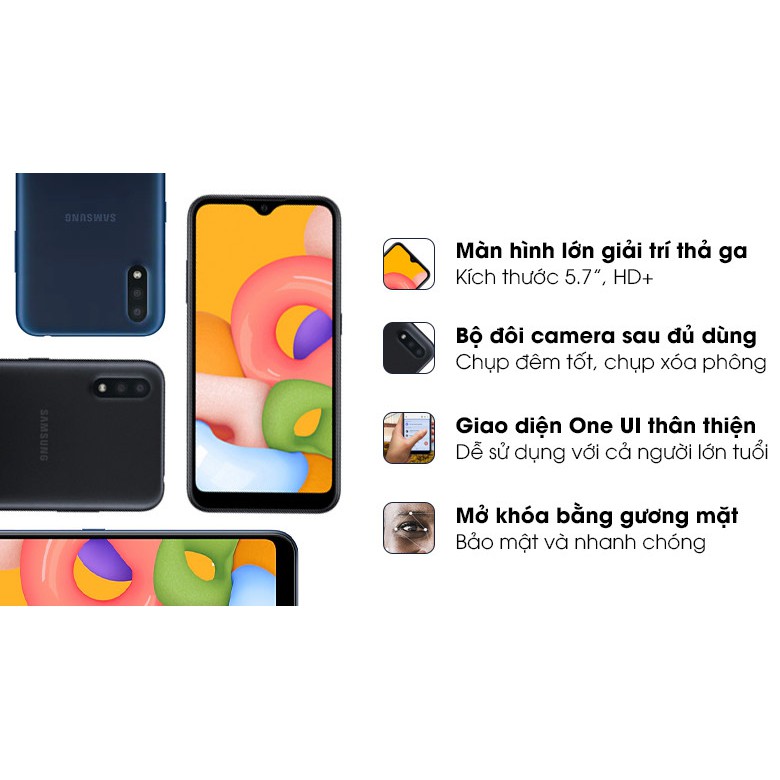 Điện thoại Samsung Galaxy A01/A01 CORE ( chính hãng new BH 12 tháng ) | BigBuy360 - bigbuy360.vn