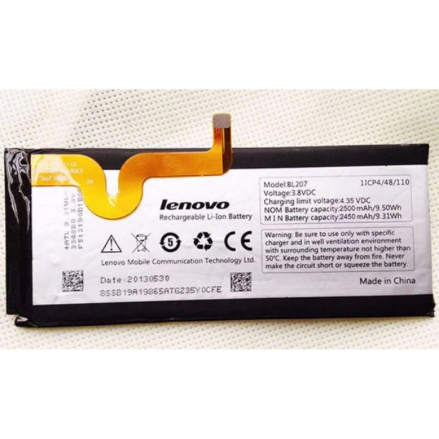 Pin dành cho điện thoại Lenovo BL207 mới 100%