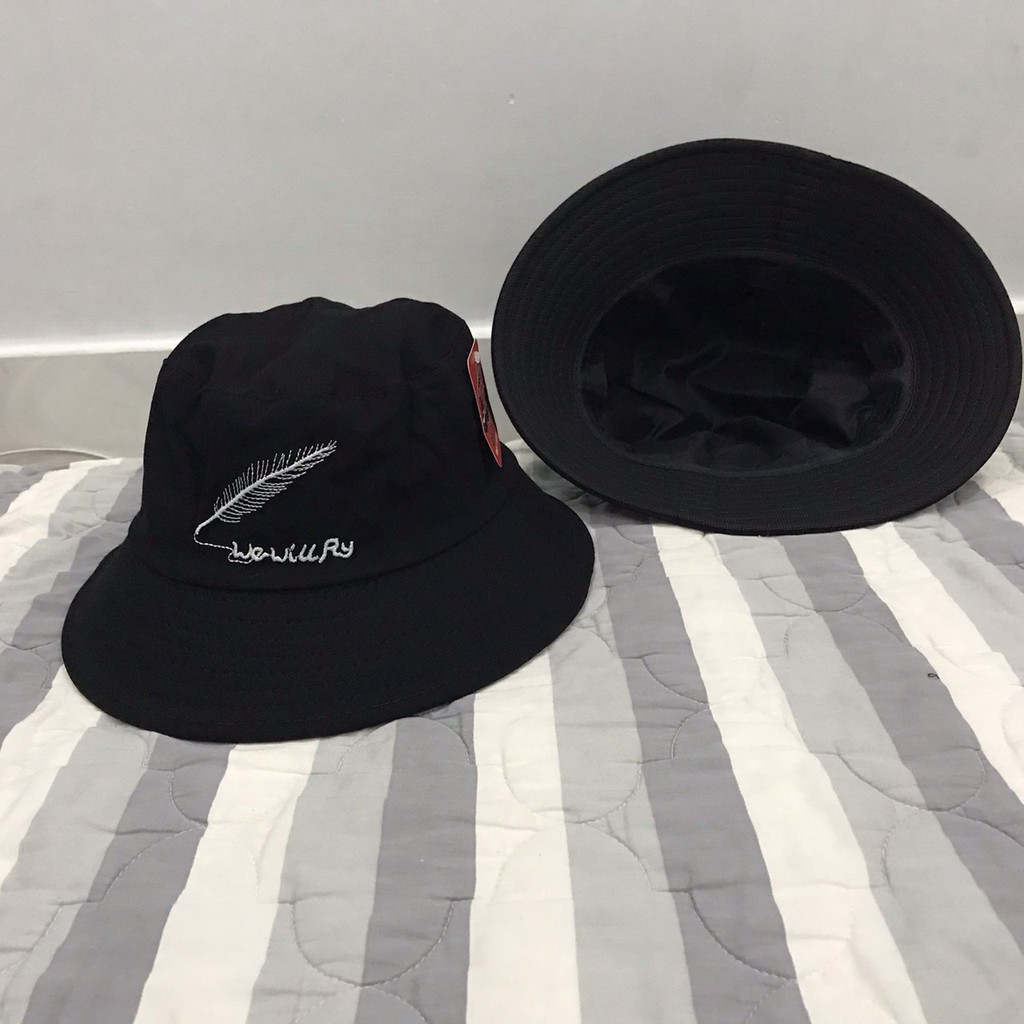 Nón bucket tròn vành thuê chiêc lá 1 mặt NoBrandUnisex