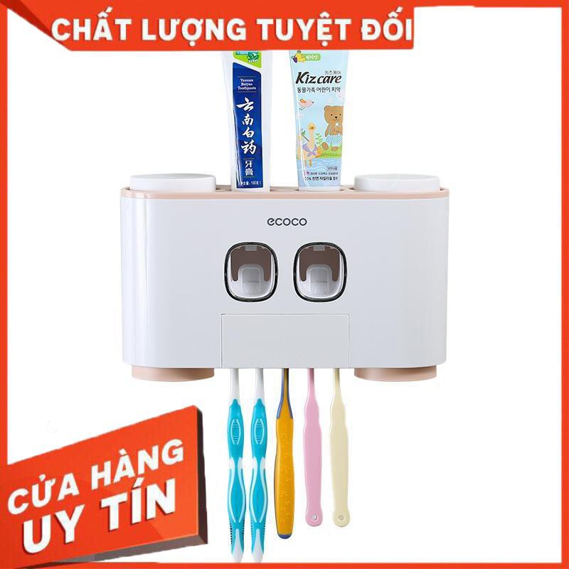 Nhả Kem Đánh Răng Cao Cấp - Thương Hiệu Nhật Bản ECOCO (Tặng Kèm 4 Cốc Đế Từ)