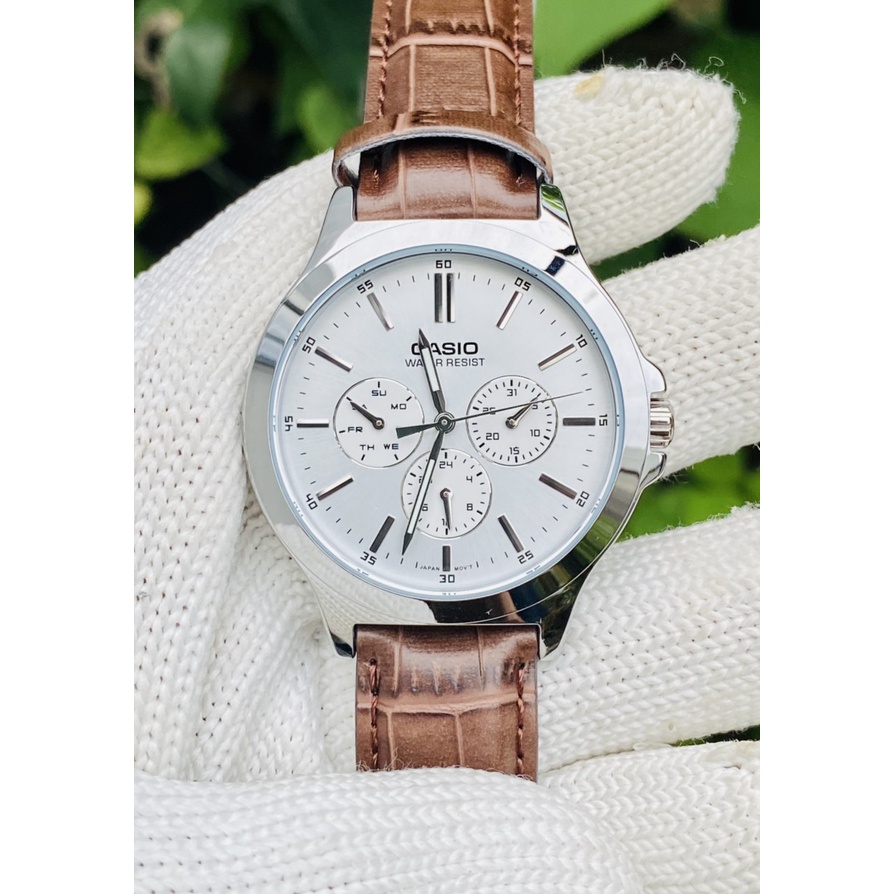 Đồng hồ nam casio 6 kim thể thao , chính hãng MTP-V300L-7