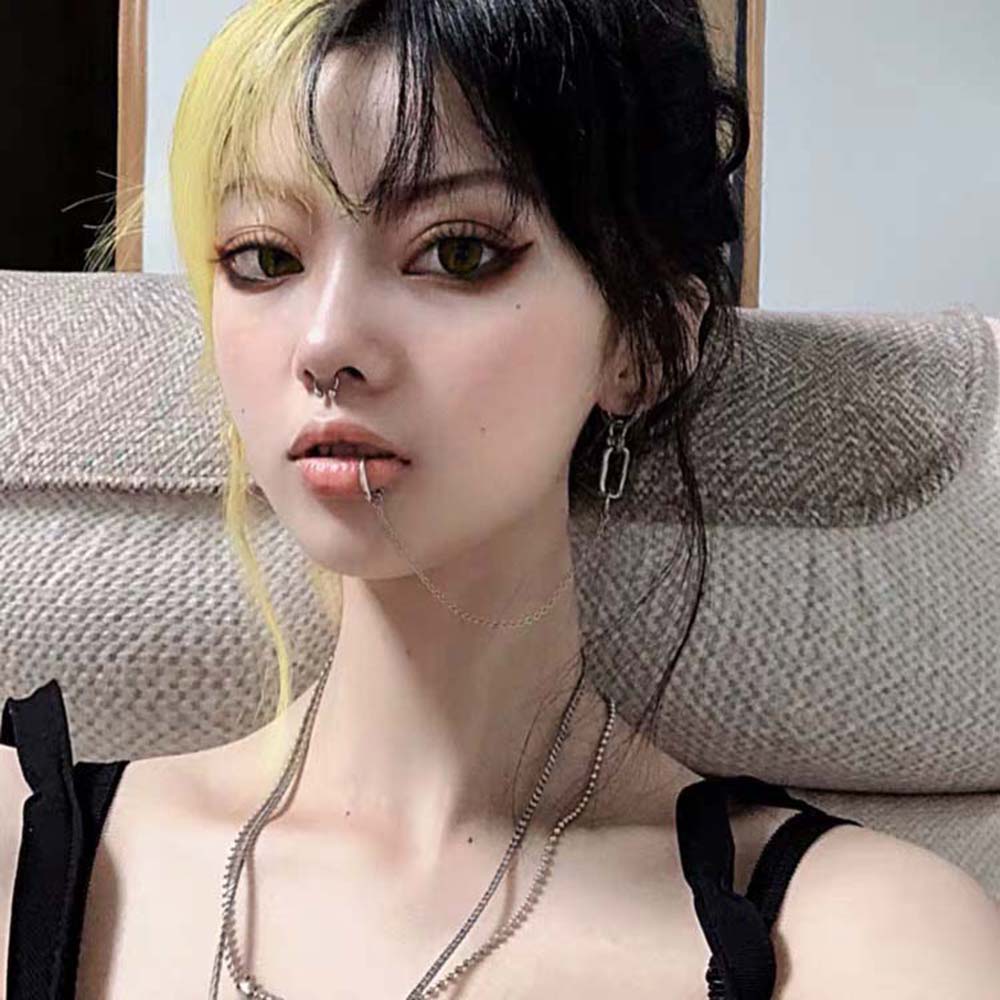 Khuyên vòng đeo mũi môi tai phong cách sáng tạo cho nữ