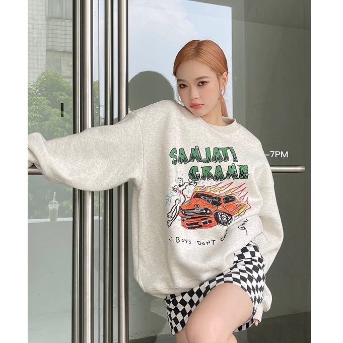 Porozi  Áo thun dài tay cổ tròn màu sắc đa dạng cho nữ