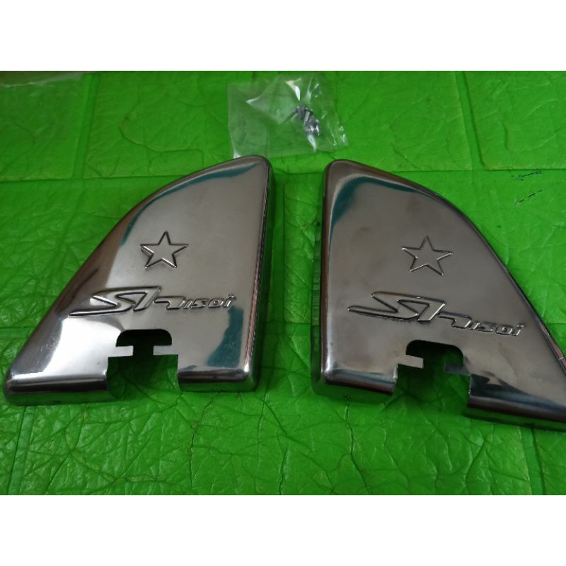 Bộ ốp inox gác chân sau Sh ý new
