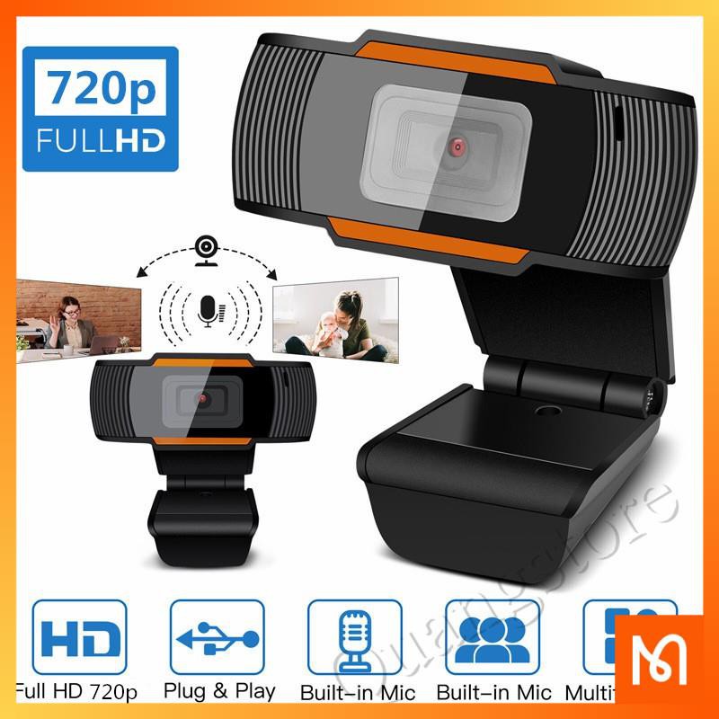Webcam máy tính chuyên dụng cho Livestream, Học và Làm việc Online siêu rõ nét HD 720P Có Mic