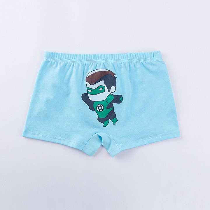 COMBO 5 Quần lót bé trai Boxer Cotton Cartoon Boy