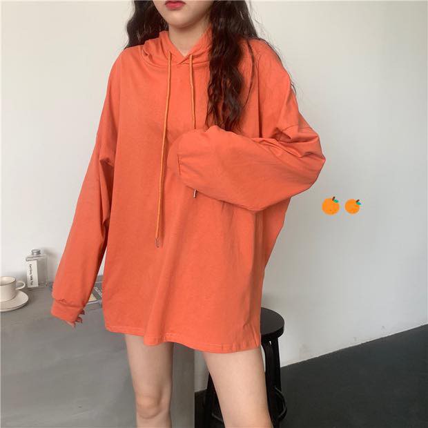 Áo dài tay unisex có nón