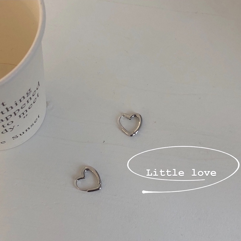 Khuyên Tai Hình Trái Tim Nhỏ Xinh Phong Cách Học Sinh 19830