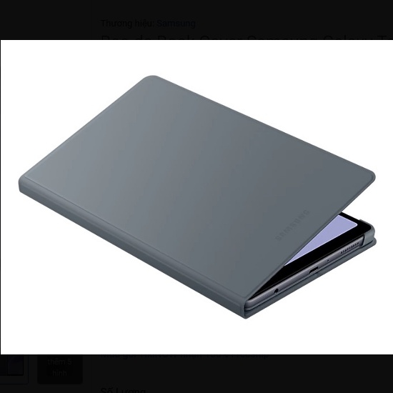 Bao da Book Cover Samsung Galaxy Tab A7 Lite  - Hàng Chính Hãng