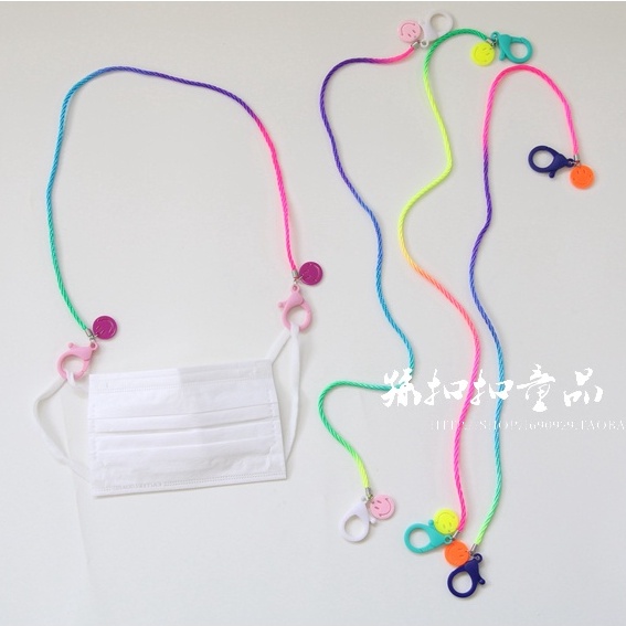 DÂY ĐEO KHẨU TRANG -  DÂY ĐEO KÍNH MINI CLEF- VÒNG HẠT CƯỜM - DÂY PHA LÊ LẤP LÁNH - DÂY ĐEO OMBRE MẶT CƯỜI CHỐNG TRƯỢ