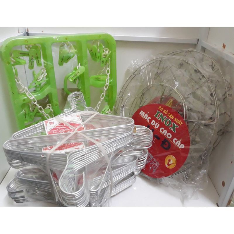 SÉT 10 MÓC NHÔM TREO  QUẦN ÁO TRẺ EM, MÓC PHƠI đồ sơ sinh,em bé