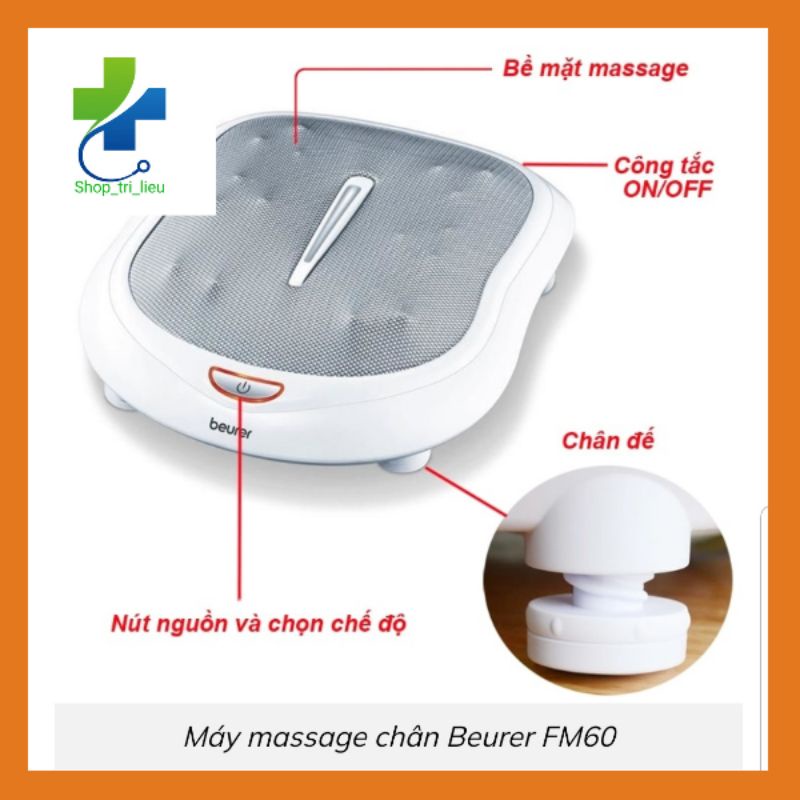 Máy massage chân FM60 thương hiệu Beurer, nhập khẩu Đức, chế độ massage êm ái bảo hành 24 tháng