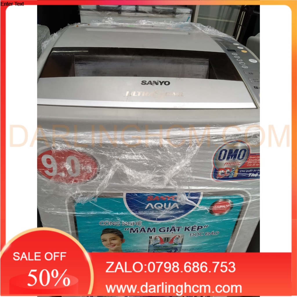 LH 0798.686.753 máy giặt sanyo 9.0kg hcm ( Đồ cũ chỉ bán ở HCM)