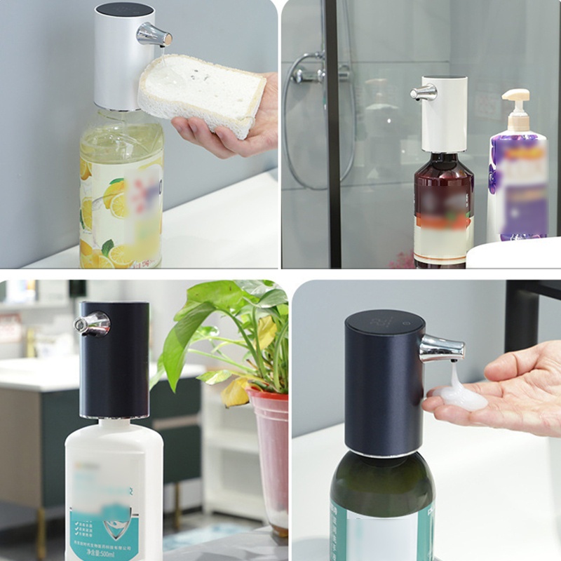 Hộp Đựng Xà Phòng Lỏng Tự Động Không Cần Chạm Có Thể Sạc Lại Bằng Cổng USB Cho Máy Tạo Bọt Thông Minh Hầu