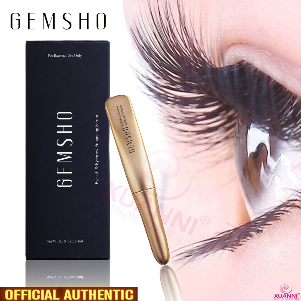 [CHÍNH HÃNG] DƯỠNG MI /Serum dưỡng mi Gemsho Eyelash &amp; Eyebrow 3ml