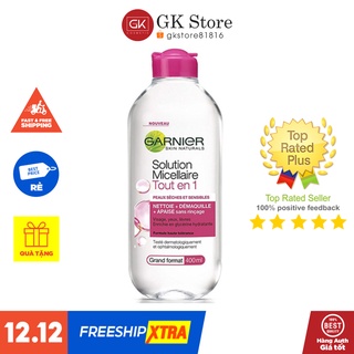 Nước Tẩy Trang Dành Cho Da Khô Nhạy Cảm - Garnier Skin Active Solution Micellaire Tout en 1