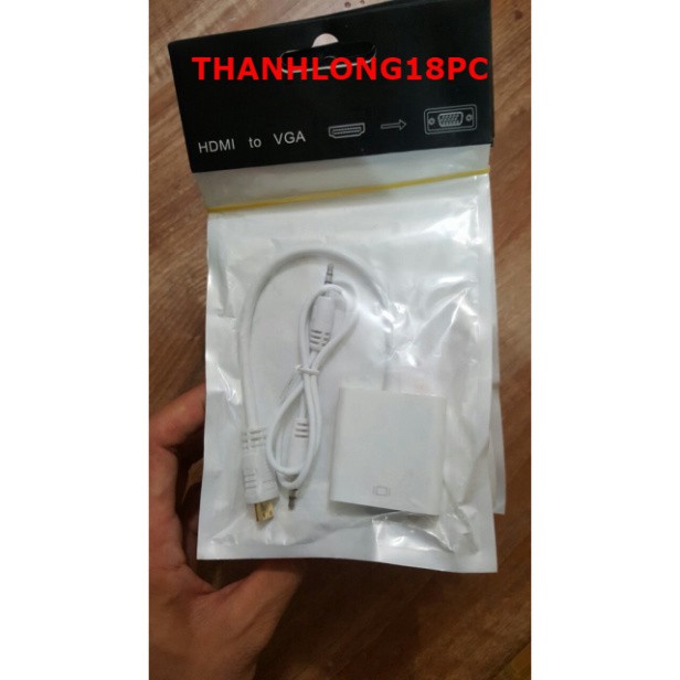 Dây Cáp Chuyển Đổi HDMI sang VGA có audio