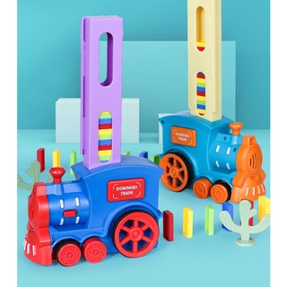 Tàu Hóa Xếp Domino Tự Động - Đồ Chơi Cho Bé - Kèm Âm Nhạc