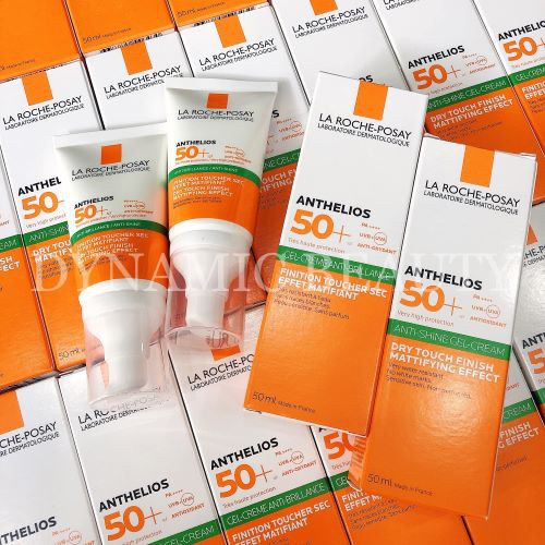 Kem chống nắng La roche-posay anthelios anti-shine gel-cream dry touch 50ml dành cho da dầu nhạy cảm
