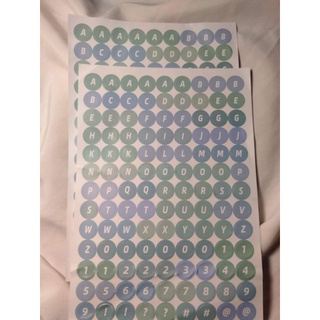 Miếng dán sticker chữ trang trí
