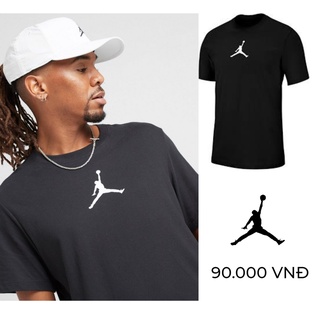 Áo Jordan Logo đen trắng nam nữ