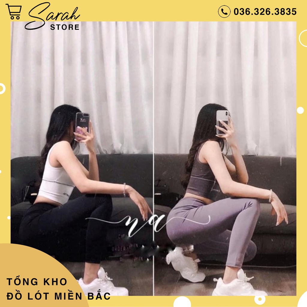 Áo bra gym yoga bra thể thao dáng crotop hàng xịn giá rẻ alaxendre weng 938