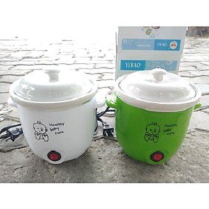 Nồi Chưng, Tiềm Yến, Nấu Cháo, Soup, hầm chậm 0,7 Lít (Nắp Sứ )