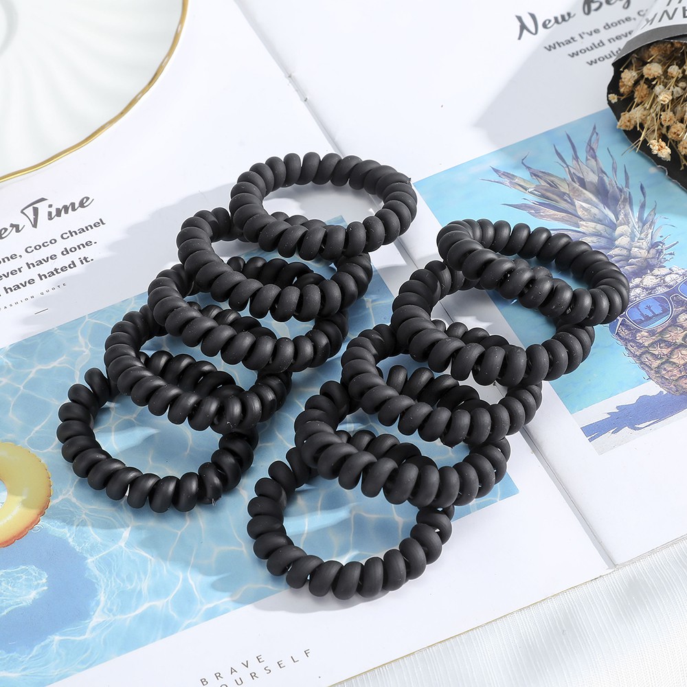 Haimeikang Set 5 Dây Cột Tóc Co Giãn Nhiều Màu Sắc