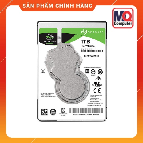 Ổ Cứng HDD Laptop Seagate BarraCuda 1TB 2.5 inch SATA III